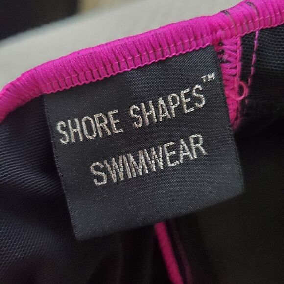 Shore Shapes Swimwear Ruched One Piece Swim Dress sz 8 - Picture 7 of 9